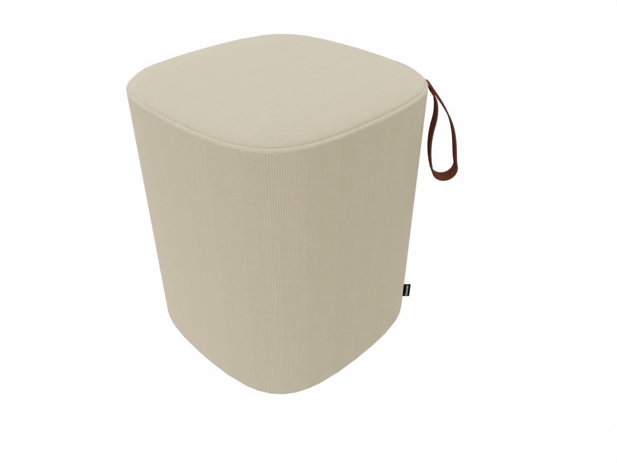 Hocker Pully Pouf von Cascando, viereckig