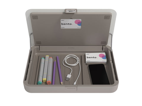 Ergonomisches Schreibtischset Addit Bento® 220 von dataflex, weiß